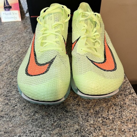 Nike Air‎ Zoom Victory Track Spikes Barley Volt Orange CD4385-700 Size 12.5 New! - Picture 5 of 8